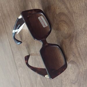 True Religion Brown and Gold Sunglasses